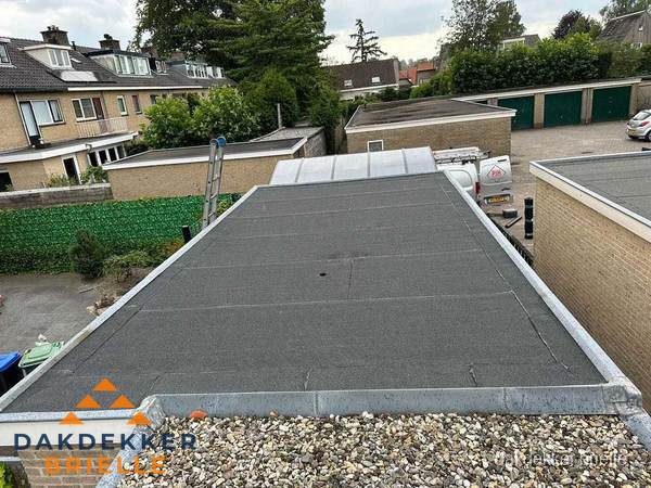 Dakinspectie plat dak na renovatie in Brielle Dakinspectie plat dak na renovatie in Brielle